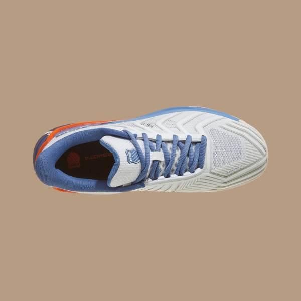 K-Swiss Ultrashot 4 White/Infinity/Scarlet Men's Shoes
