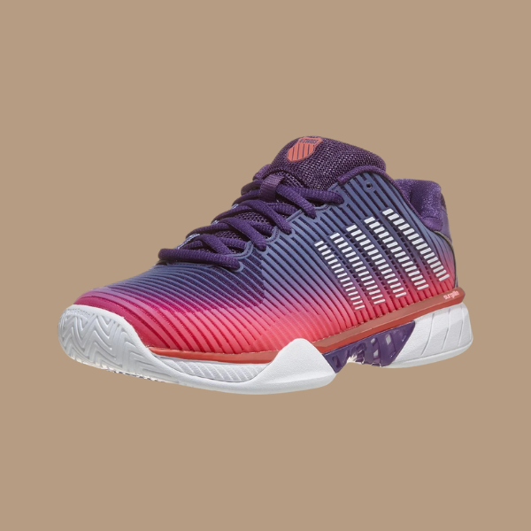 KSwiss Hypercourt Express 2 Purple/Coral Junior Shoes