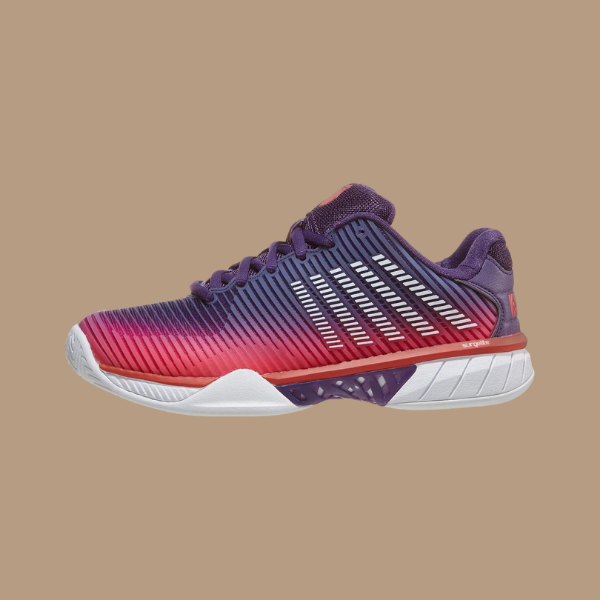 KSwiss Hypercourt Express 2 Purple/Coral Junior Shoes