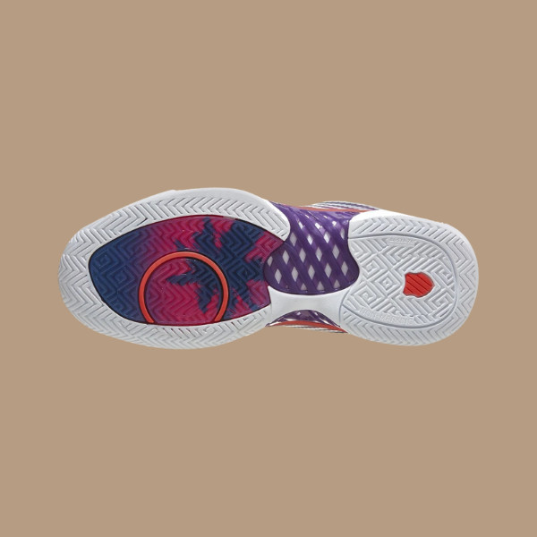 KSwiss Hypercourt Express 2 Purple/Coral Junior Shoes